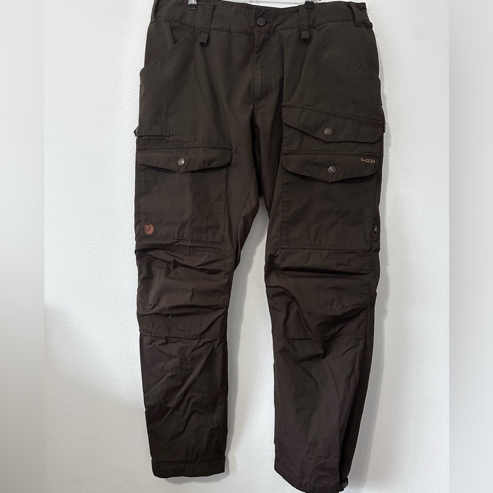 Fjallraven G-1000 Brown Pants Size 36